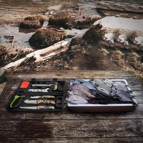 Mossy Oak Hunting Field Dressing Kit - Portable Butcher Game Processor Set (8-Piece) thumbnail 9