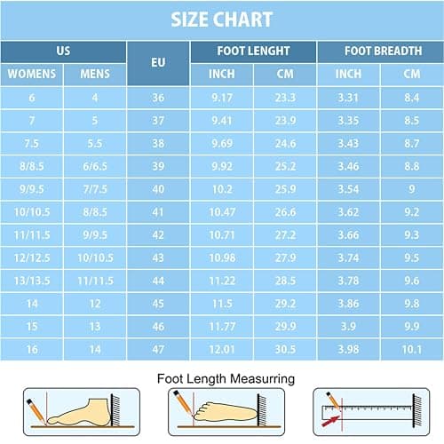 Hike Barefoot Shoes for Womens Men,Quick Dry Water Shoes,Beach Pool Aqua Swim Surf Hiking Walking Shoe,Non-Slip Athletic Footwear Wide Toe Water Shoe thumbnail 7