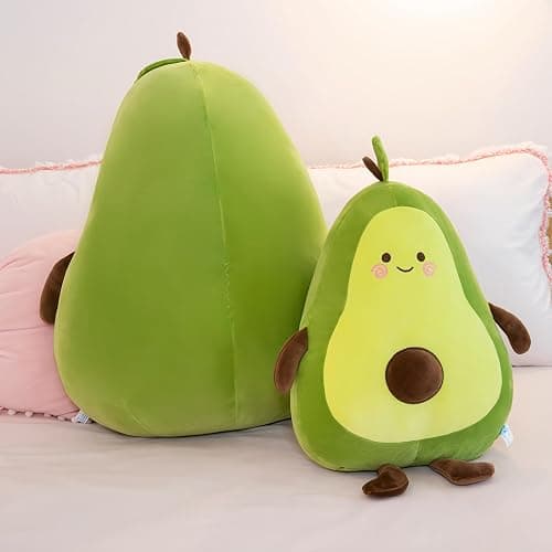 Cute Avocado Plush Pillows, Kawaii Plushies Soft Stuffed Toys for Boys Girls, Gifts Ideal for Christmas Valentine's Birthday 30cm thumbnail 4