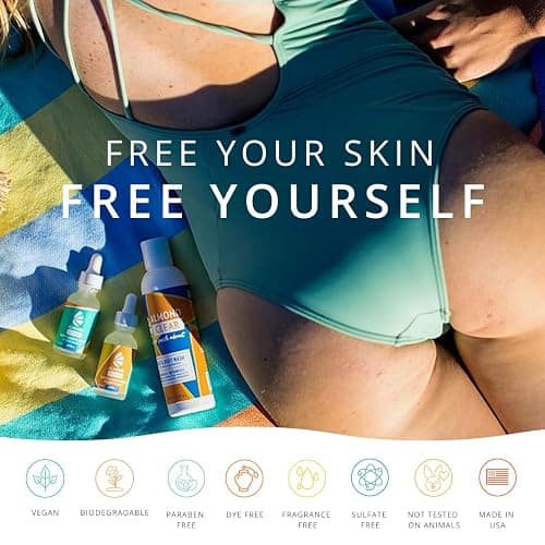 Almond Clear Level 2 Serum | Mandelic Acid Body Serum for Acne, Folliculitis, Aging Skin, Ingrown Hairs, Dark Spots on Face, Chest, Butt, Back, Thighs, Arms | 4 oz thumbnail 7