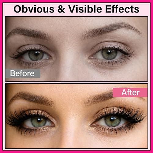 Magnetic Eyelashes with Applicator - Natural Look, No Glue or Eyeliner Needed, Lightweight & Waterproof Reusable False Lashes for Beginners thumbnail 8