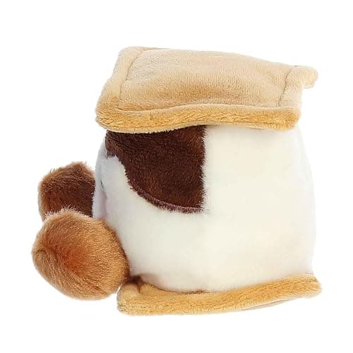 Aurora® Adorable Palm Pals™ Toastee S'More™ Stuffed Animal - Fun Collectible Plush for Kids and Adult Collectors - Perfect for Decorating Rooms and Birthday Gifts - Brown 4.5 Inches thumbnail 5