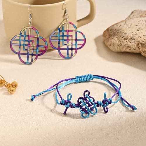 Knot Bracelets Earring for Wom Men Concert Outfit Accessories Gifts for Fans thumbnail 2