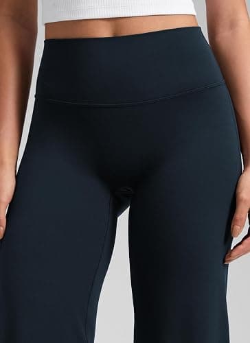 CRZ YOGA Softretch Wide Leg Pants 28"/30"/32" | No Front Seam, Ultimate Comfort, Next to Skin, Yoga, Casual, High Waisted, for Women thumbnail 4