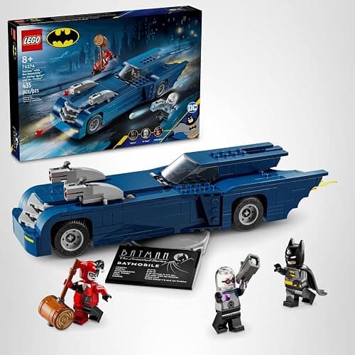 LEGO DC Batman : Batman with The Batmobile vs. Harley Quinn & Mr. Freeze Building Toy - Pretend Play Toy for Boys & Girls, Ages 8+ Years - Gift for Christmas - 76274 thumbnail 7