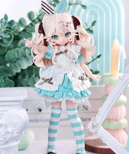 CALEMBOU BJD Blind Box, Sugary Girls Series 18cm Ball Jointed Doll, Cute Dress Up Doll with Joints, Collection Action Figure for Birthday Christmas thumbnail 7