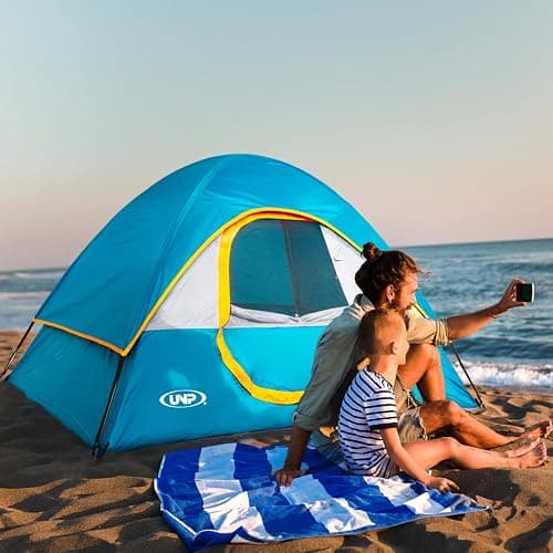 Camping Tent 2-4 Person, Waterproof Windproof Tent with Rainfly Easy Set up-Portable Dome Tents for Camping… thumbnail 3