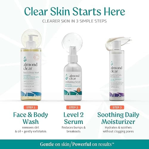Body Clearing Serum [1 Fl Oz] Level 2 Acne Serum - Advanced Formula for Body Acne, Folliculitis, Back, Butt, Chest, Thighs, Shoulders - Mandelic Acid thumbnail 7