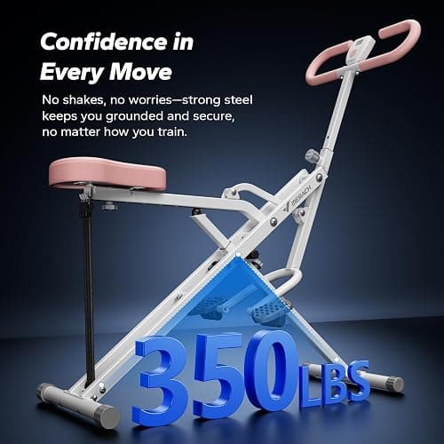 Squat Machine, MERACH R07 2 in 1 Squat Rowing Machine, Easy Setup & Foldable Exercise Equipment, Glute Trainer Machine, Glutes & Leg Home Workout Machine thumbnail 4