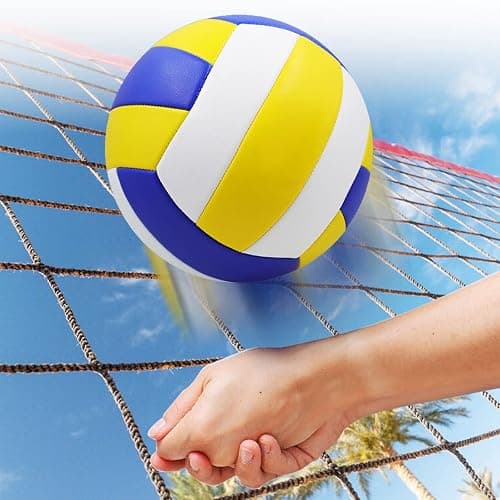 ABAJI Volleyball Official Ball Thicker PU Waterproof Anti-Explosion 15+ Years Kids Girls Boys Indoor Training Game Outdoor Sand Beach Pool Play Pump Needle thumbnail 6