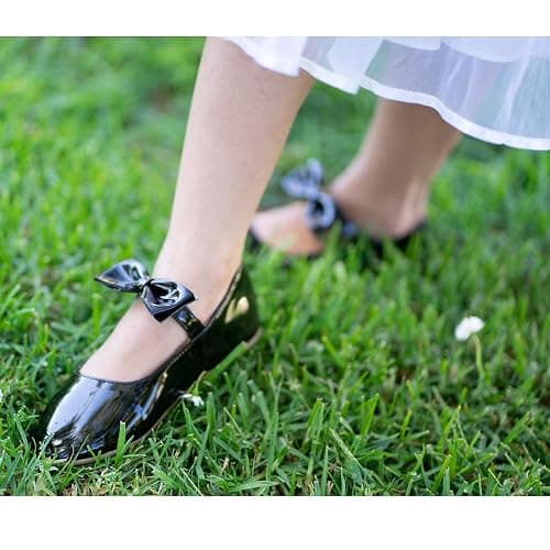 Felix & Flora Toddler Flower Girl Dress Shoes - Girl Ballet Flats Party School Shoes Wedding thumbnail 3