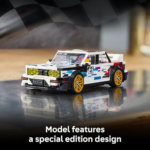 LEGO Speed Champions BMW M3 (E30) 77263 | Building Toy for Boys & Girls, Ages 9+, Detailed Toy Car for Kids, Play or Display Model, 358 pieces, Gift for Birthdays thumbnail 3