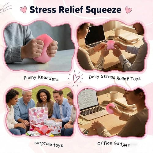 3PCS Peach Squishy, Slow Rising Stress Relief Fruit Toy, Soft Pink Peach Squeeze Toy for Anxiety Relief, Desk Companion, Party Gifts (3pcs) thumbnail 4