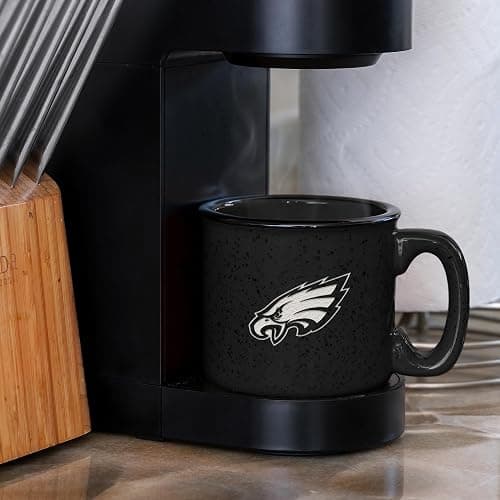 Rico Industries NFL Football Speckle 12oz Laser Engraved Campfire Ceramic Mug thumbnail 4
