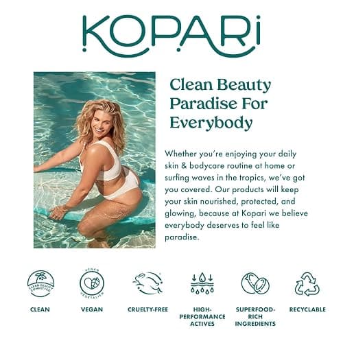 Kopari Rose Gold Sunglaze Sheer Body Mist Sunscreen SPF 42, Infused with Shimmering Body Oil, Hydrating Mist, Hydrates, Brightens, Makeup Friendly, Gives Skin a Glowy Finish, Lightweight, thumbnail 8