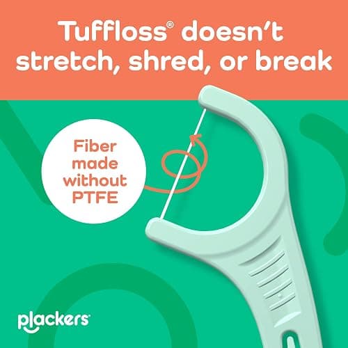 Plackers® Micro Line® Floss Picks - Intense Mint, Floss Fiber Made Without PTFE, 300 Count thumbnail 7