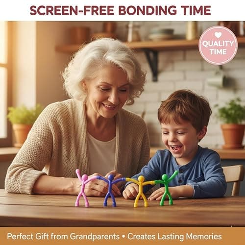 MAGMEN Strong Magnetic Fidget Toys for Kids & Adults - 20 Pack Sensory Toys for ADHD Autism Anxiety - Educational STEM Building Set - Travel Desk Toys - Stress Relief for Focus & Calm Ages 3+ thumbnail 5