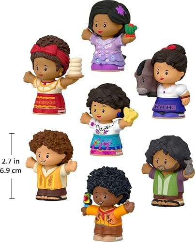 Fisher-Price Little People Toddler Toys Disney Encanto Figure Set, 7 Characters for Preschool Kids Ages 18+ Months thumbnail 2