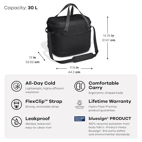 Hydro Flask Carryout Cooler - Insulated Portable Soft Cooler - 30 L Capacity in Mermaid Green thumbnail 3