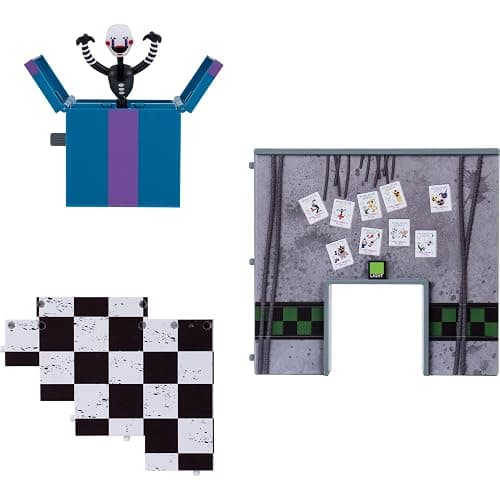 Jazwares Five Nights at Freddy’s Puppet Office Set - 5-Inch Articulated Figure with Jumpscare Feature, Glow-in-The-Dark Eyes, and Optical Diorama thumbnail 3