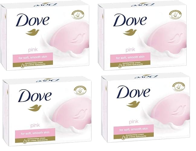 Dove Lot de 8 savons de beauté crème - rose (4 x 2) - Image 1