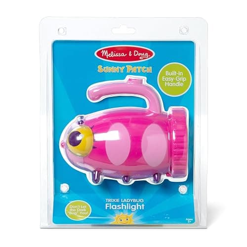 Melissa & Doug Sunny Patch Trixie Ladybug Flashlight With Easy-Grip Handle thumbnail 6
