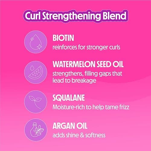 Not Your Mother's Curl Talk Strengthening Hair Oil for Curls, 2 Pack | 3.3 fl oz Each - Nourishing, Frizz-Control, & Strengthening Oil for Curls with UV Protection - Citrus Jasmine Scent thumbnail 5