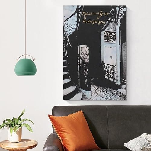 Mazzy Star Canvas Wall Art - Black & White Poster, 08x12inch (20x30cm), Perfect for Living Room & Bedroom Decor thumbnail 4
