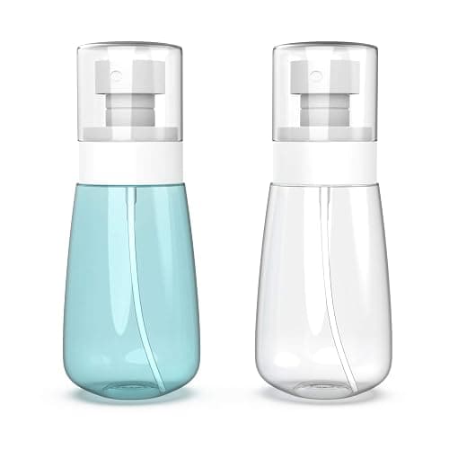 RELANOR Pack 2 Small Spray Bottle Travel Size 2oz/60ml - Fine Mist Mini Empty Spray Bottles - Leak Proof - for Toners, Face & Hair Mist - Image 1
