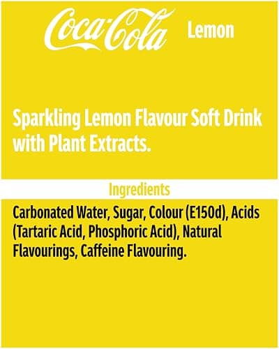 Coca Cola Classic Can Lemon 330 ml (Pack of 24) thumbnail 5