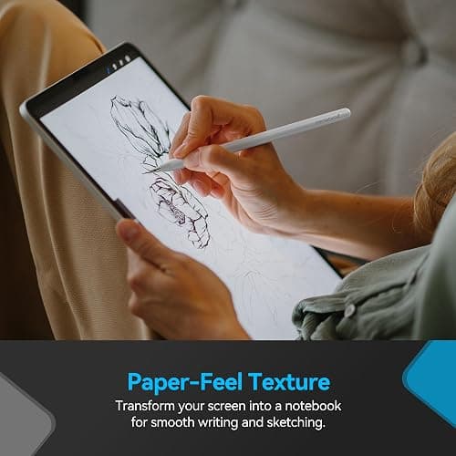 Penstudio Paper-Feel Screen Protector for iPad Air M2 11 Inch, Anti-Glare Matte PET Film for Drawing & Note-Taking, Paper-like Texture, Anti-Fingerprint, Fast Response,iPad Air M2 11 Inch Accessories thumbnail 7