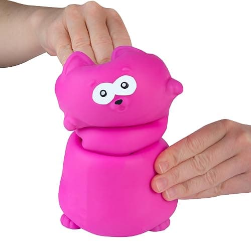 ORB Easy Sqweezy Pets Giant Stretchy Cat - Stretches Up to 5 Feet Long - Huge Jumbo Sized Purple Squishy Toy Kitten, Stretch and Squeeze for Stress Relief - Fun Sensory Fidget Toy for Kids and Adults thumbnail 4