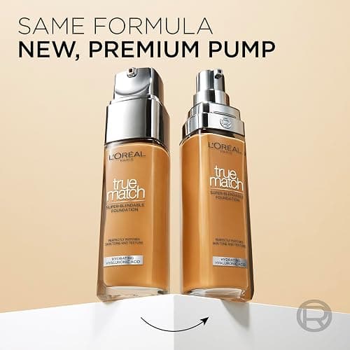 L'Oréal Paris Foundation for Face, Skincare Infused with Hyaluronic Acid, True Match Hydrating Liquid Foundation for All Skin Tones, SPF 16, 2N Vanilla,30 ml thumbnail 3