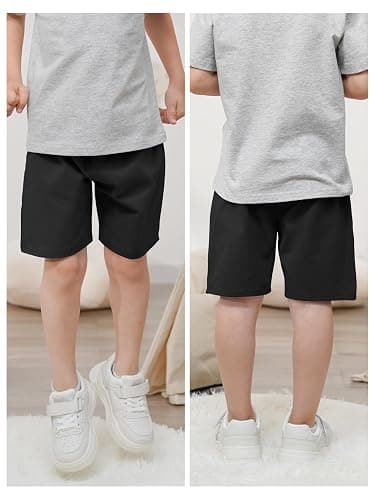 Resinta 4 Pack Toddler Boy Cotton Shorts Boys Casual Shorts Pull-on Shorts Soft Baby Boy Shorts for Summer thumbnail 2
