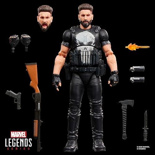 Marvel Legends Series Punisher, The Punisher Collectible 15-cm Action Figure Set thumbnail 8
