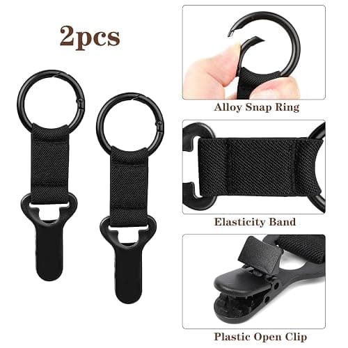 Niveaya Hat Clip for Travel on Bag - 2 Pack, Vacation Beach Cruise Essentials Accessory for Travel Handbag Backpack Luggage thumbnail 2