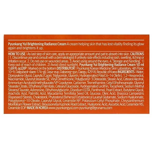 Pyunkang Yul PKY Radiance Vita Cream with Vitamin C and Pearl Extract, 1.69 Fluid Ounces (50 Milliliters) – Moisturizing Cream for Flawless, Radiant Skin thumbnail 8