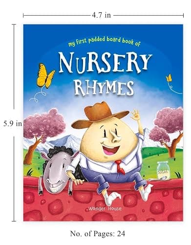 Nursery Rhymes Board Book: Illustrated Classic Nursery Rhymes (My First Book series) thumbnail 3