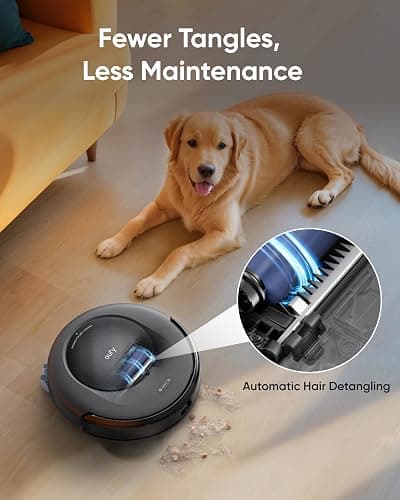 eufy Robot Vacuum Omni C20, Robot Vacuum and Mop Combo, Self Emptying, Auto Mop Washing and Auto Drying for Hands-Free Cleaning, 7000 Pa Powerful Suction, 3.35-Inch Design, All-in-One Station thumbnail 6
