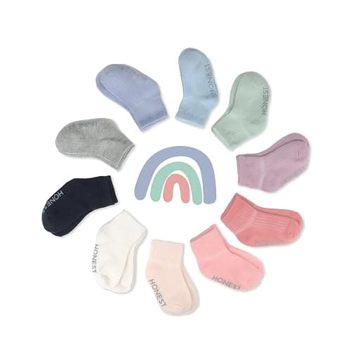 HonestBaby Baby Girls' Cozy Socks (Multipack) thumbnail 4