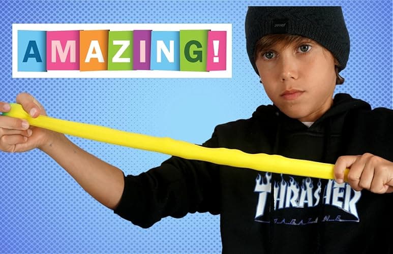 JA-RU Stretchy Banana Toys (1 Banana) Super Squishy Fidget Toy for Kids & Adult. Sand-Filled Rubber Banana Toy. Stress & Anxiety Relief Autism Sensory Toys. Stretchy Fruit Bulk Party Favor 3340-1-p thumbnail 6