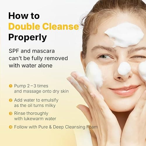 MANYO Pure Cleansing Oil, Natural Oil Cleanser for Face, Makeup Blackhead Remover, Korean Skin Care, 6.76 fl oz (200ml) thumbnail 8