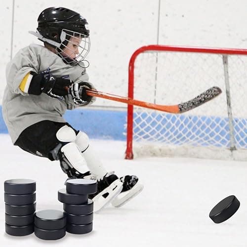 12 Soft Foam Hockey Balls, High-Visibility Low-Bounce Stress Balls Knee Hockey Pucks for Kids Indoor Hockey Practice Adult Floor Game, 2 Types thumbnail 6