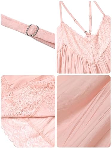 Yousify Women's Y2k Lace Cami Tops V Neck Babydoll Spaghetti Strap Going Out Tops Summer Cute Floral Flowy Camisole Shirts thumbnail 5