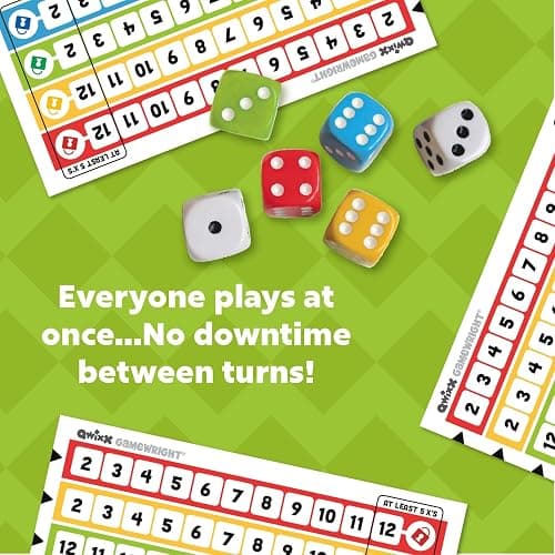 Qwixx: The frantic dice rolling game that everyone plays at once! For ages 8+ thumbnail 7
