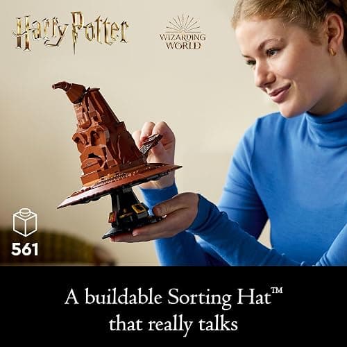 LEGO Harry Potter Talking Sorting Hat W/ 31 Voices - Harry Potter Building Set - Gift Idea for Adults, Women & Men, 18+ - 76429 thumbnail 2