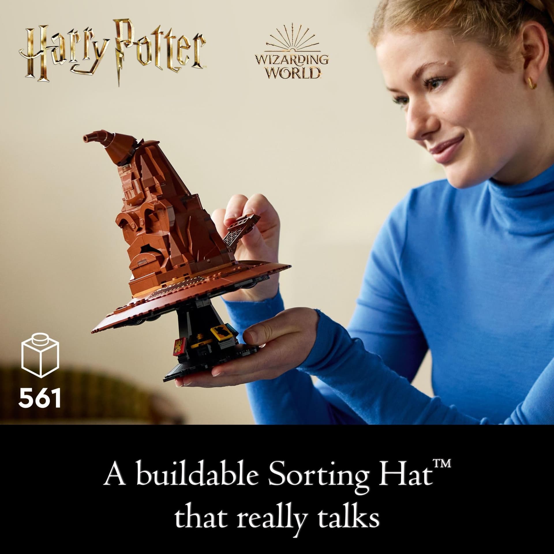 LEGO Set Harry Potter TM 76429 Chapéu Seletor Falante 561 peças thumbnail 2