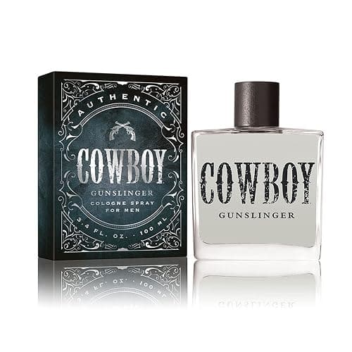Cowboy Gunslinger Men’s Cologne by Tru Western, 3.4oz, Warm, Fresh Bergamot, Huckleberry & Sage Scent, Bold Masculine Fragrance with Leather & Tobacco, Long Lasting - Image 1