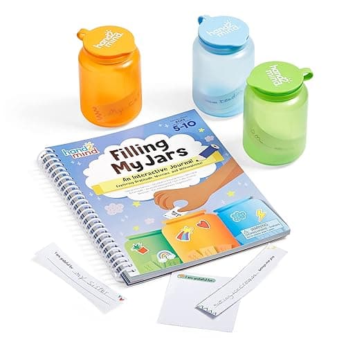 hand2mind Filling My Jars Interactive Journal, Kids Gratitude Journal, Growth Mindset Activities, Positive Affirmations for Kids, Mindfulness for Kids, Social Emotional Learning, Calm Down Corner, Medium thumbnail 8