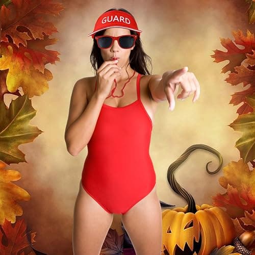 Matiniy 5 Pcs Guard Costume Set Include Guard Hat Sunglasses Fanny Pack Whistle with Lanyard for Men Women Party Dress Up thumbnail 5